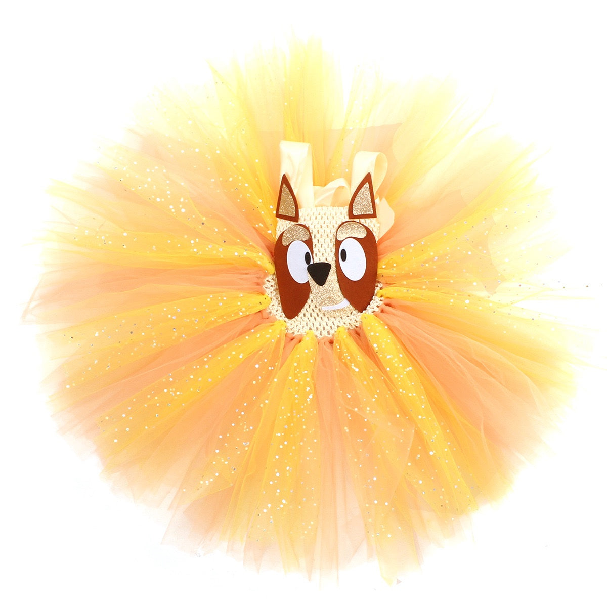 Bluey & Bingo-Inspired Tutu Dress with headband & Tail