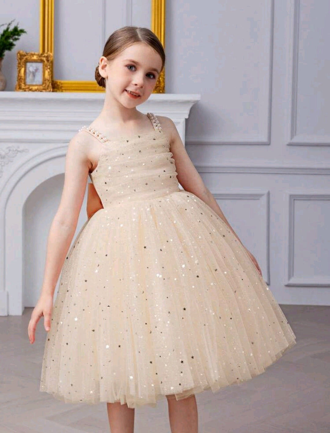 Champagne Pearl Special Occasions Dress