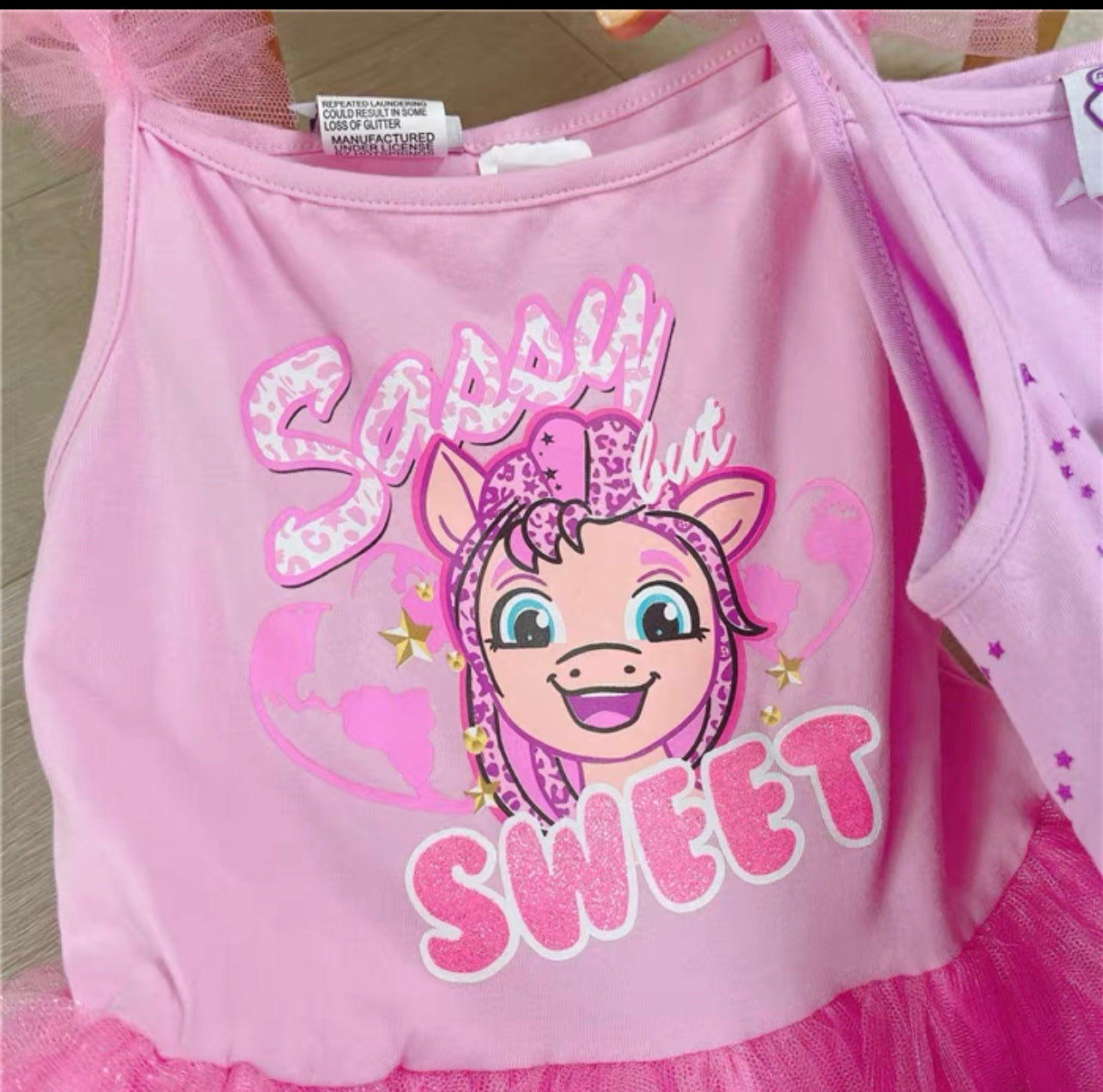 My little pony tulle dress