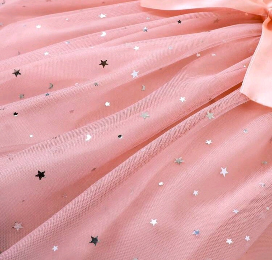 Pink Long Sleeve Dress