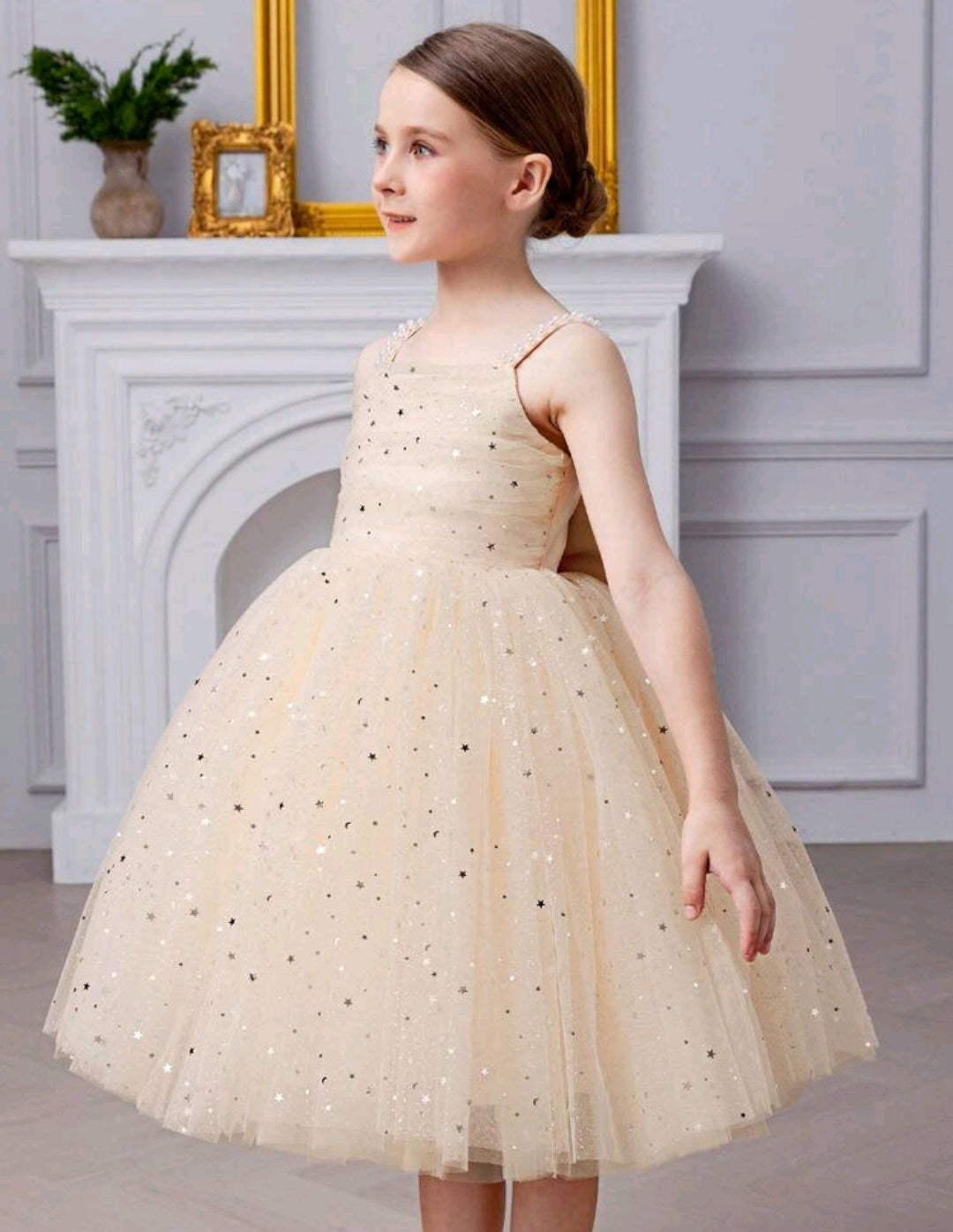 Champagne Pearl Special Occasions Dress