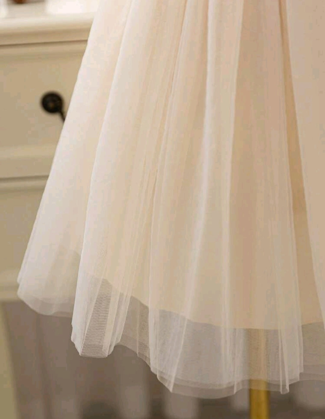 Cream Special Occasions Dress Ball Gown #100081