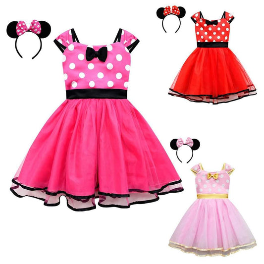 Minnie Polka dot dress with ears