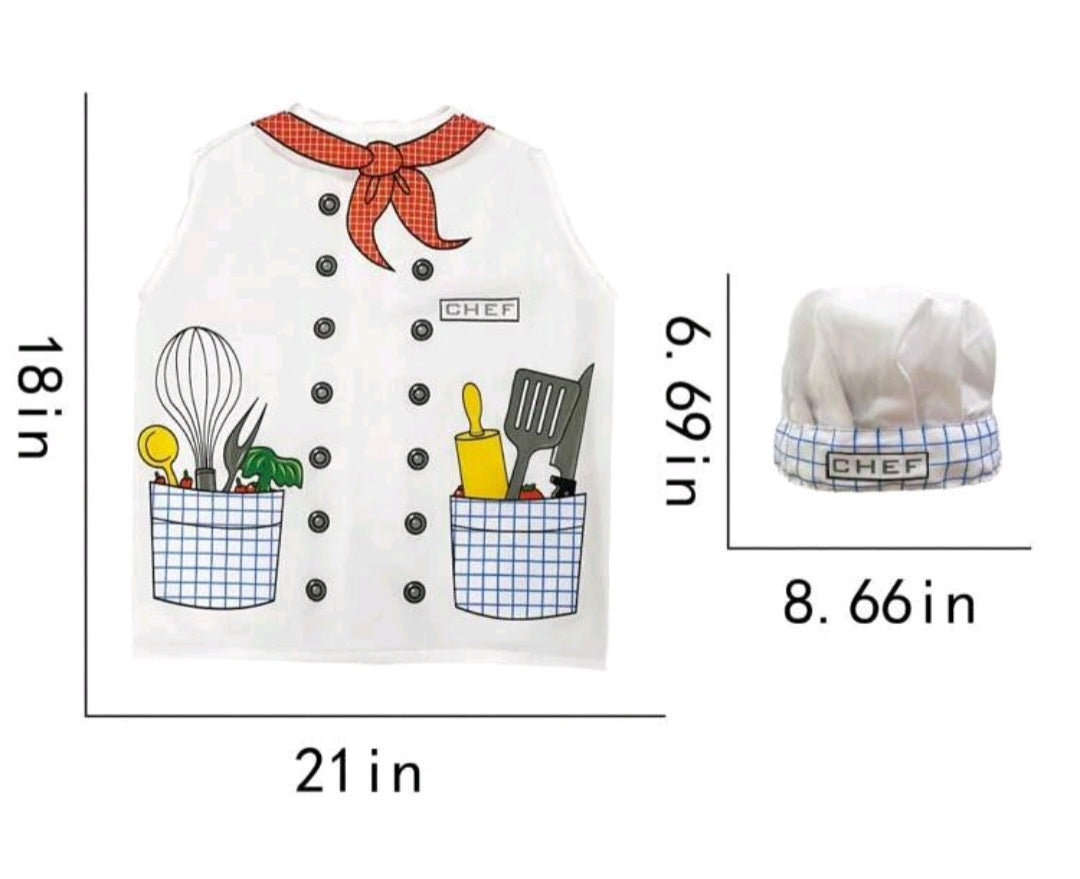 Chef Costume, Career Day, Halloween Outfit