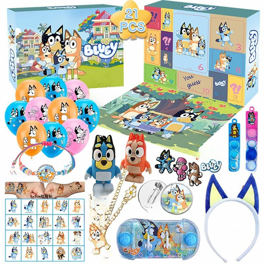 Bluey 21-piece Advent Christmas Countdown Calender