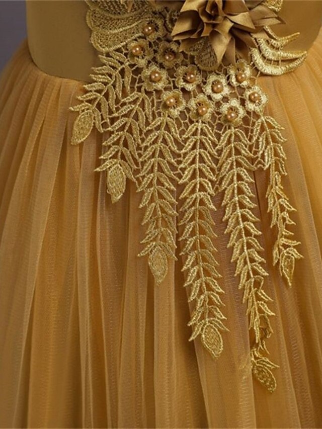 Gold Special Occasions Ball Gown