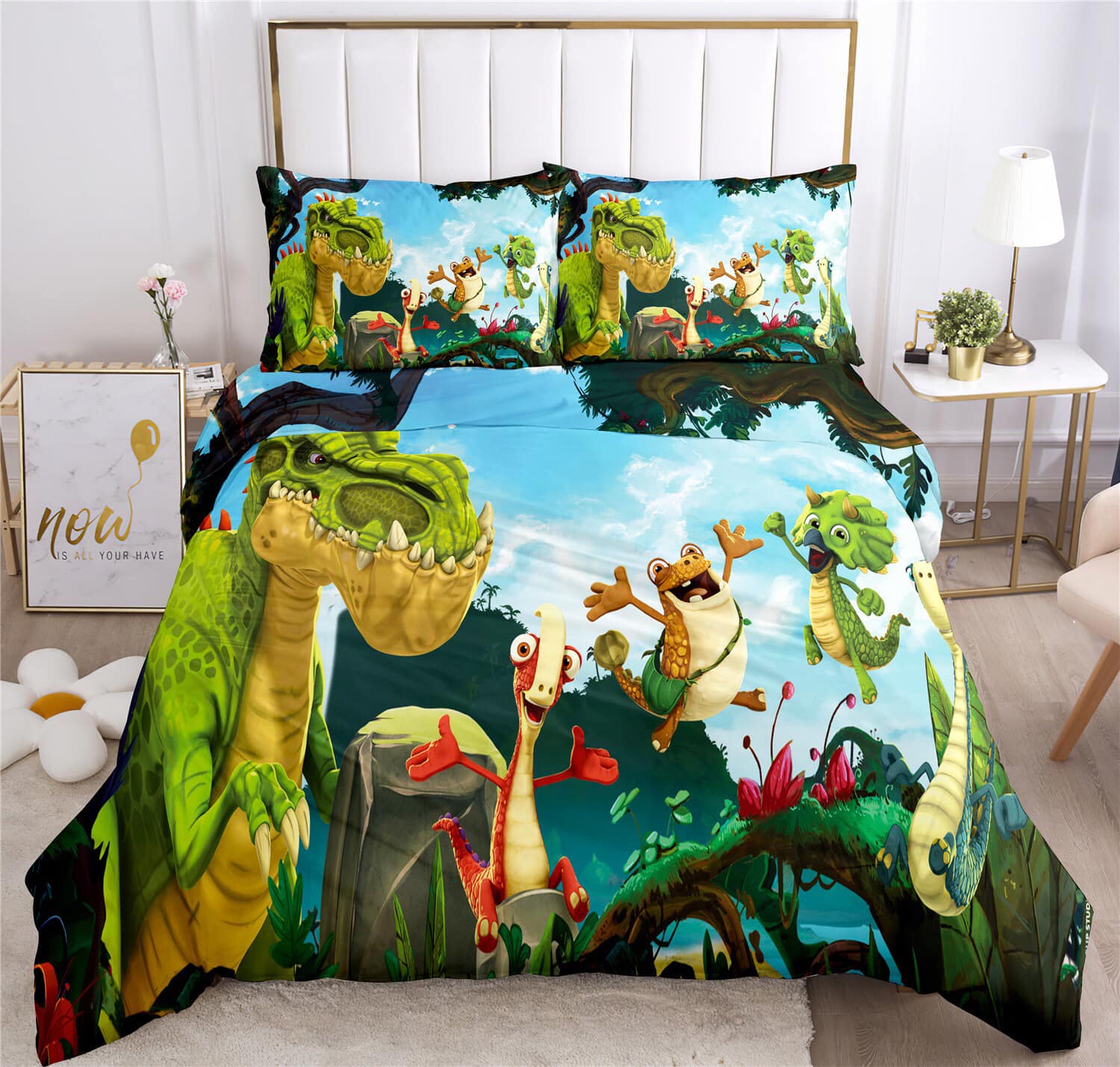 King size dinosaur duvet best sale