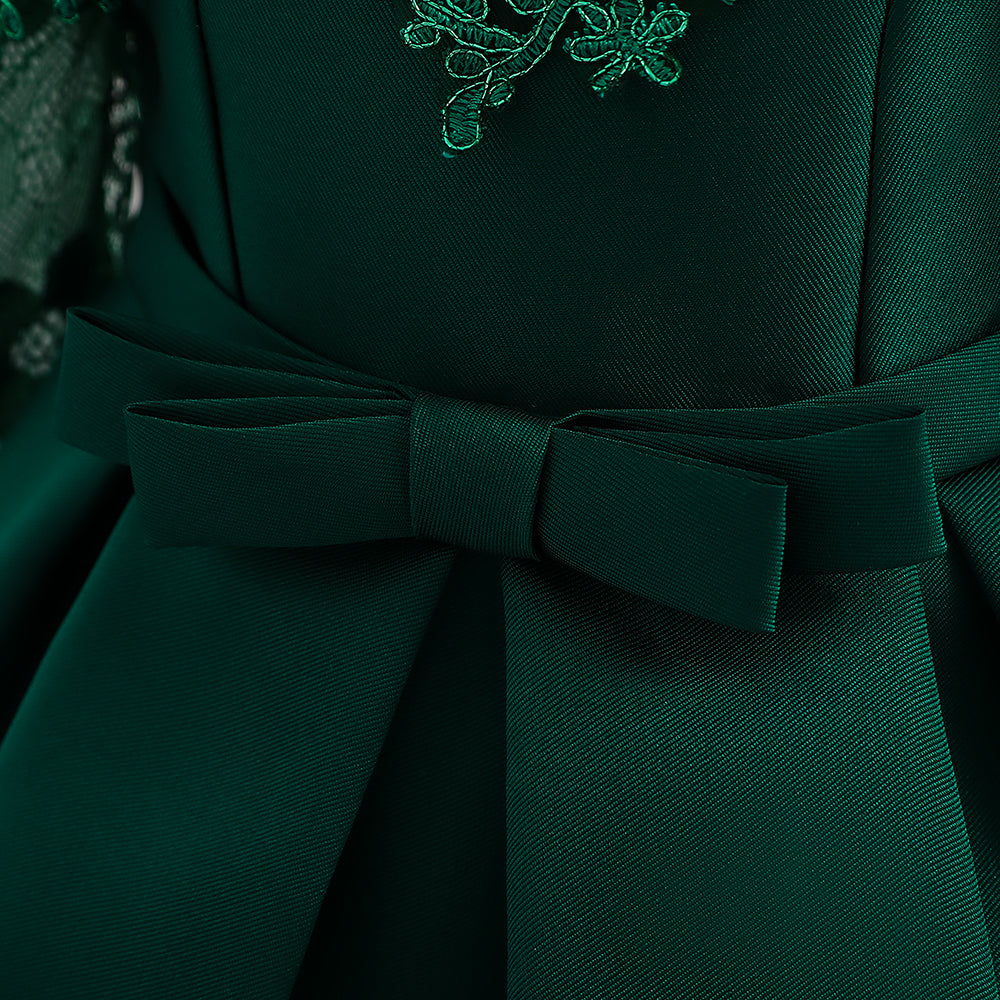 Embroidered Emerald Green Off The Sholders Formal Dress. 100066