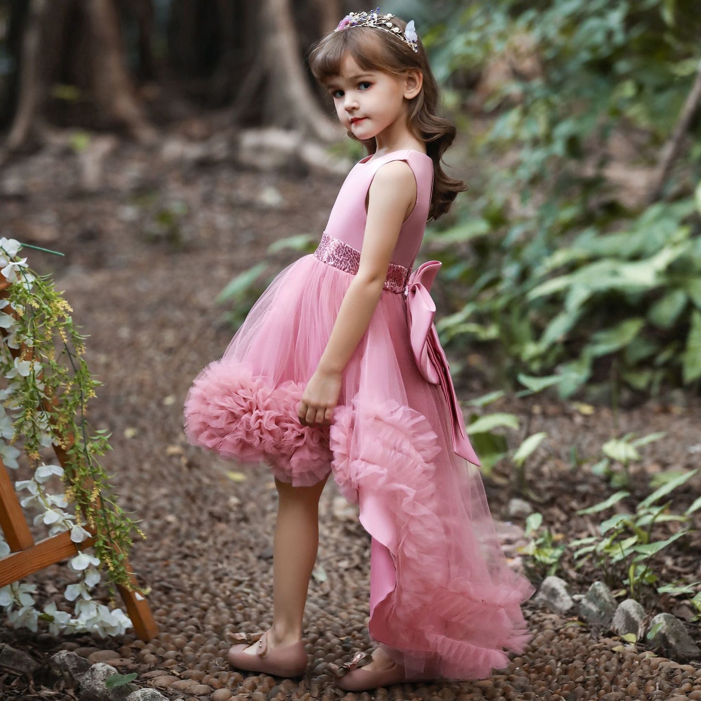 Dusty Pink Special Occasions Ball Cown  1000792