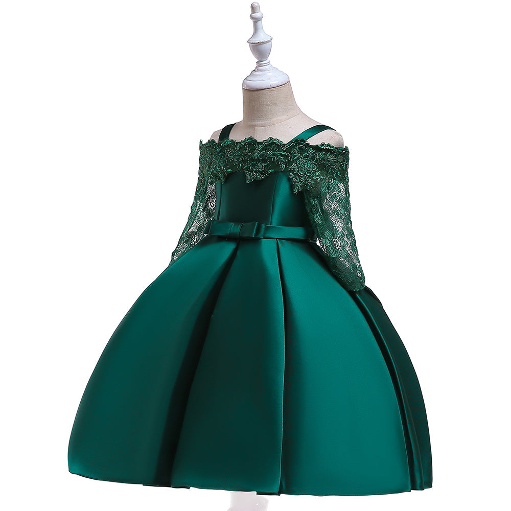 Embroidered Emerald Green Off The Sholders Formal Dress. 100066
