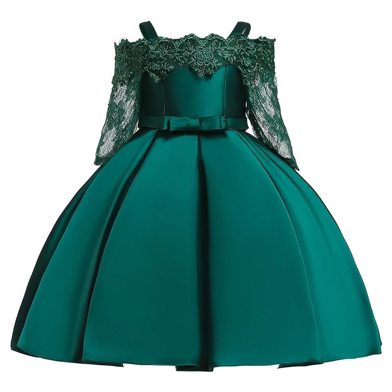 Embroidered Emerald Green Off The Sholders Formal Dress. 100066