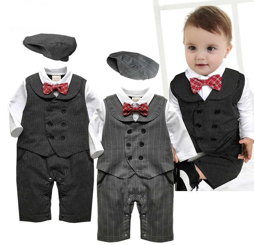 Gentleman Suit and Milk Man Cap 2000286
