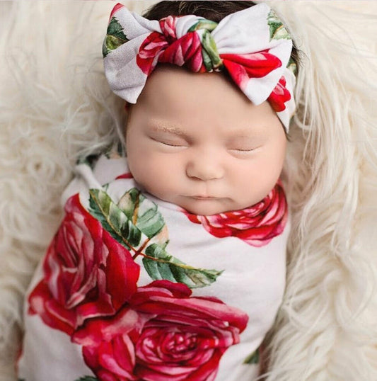 Swaddle Rose Red