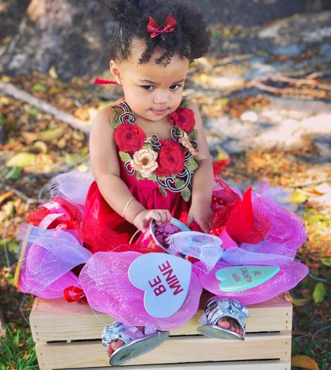 Red Silk Boho Rose Dress