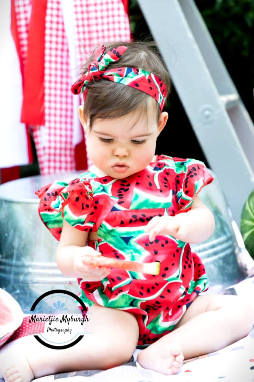 Watermelon Off or On the Shoulder Romper