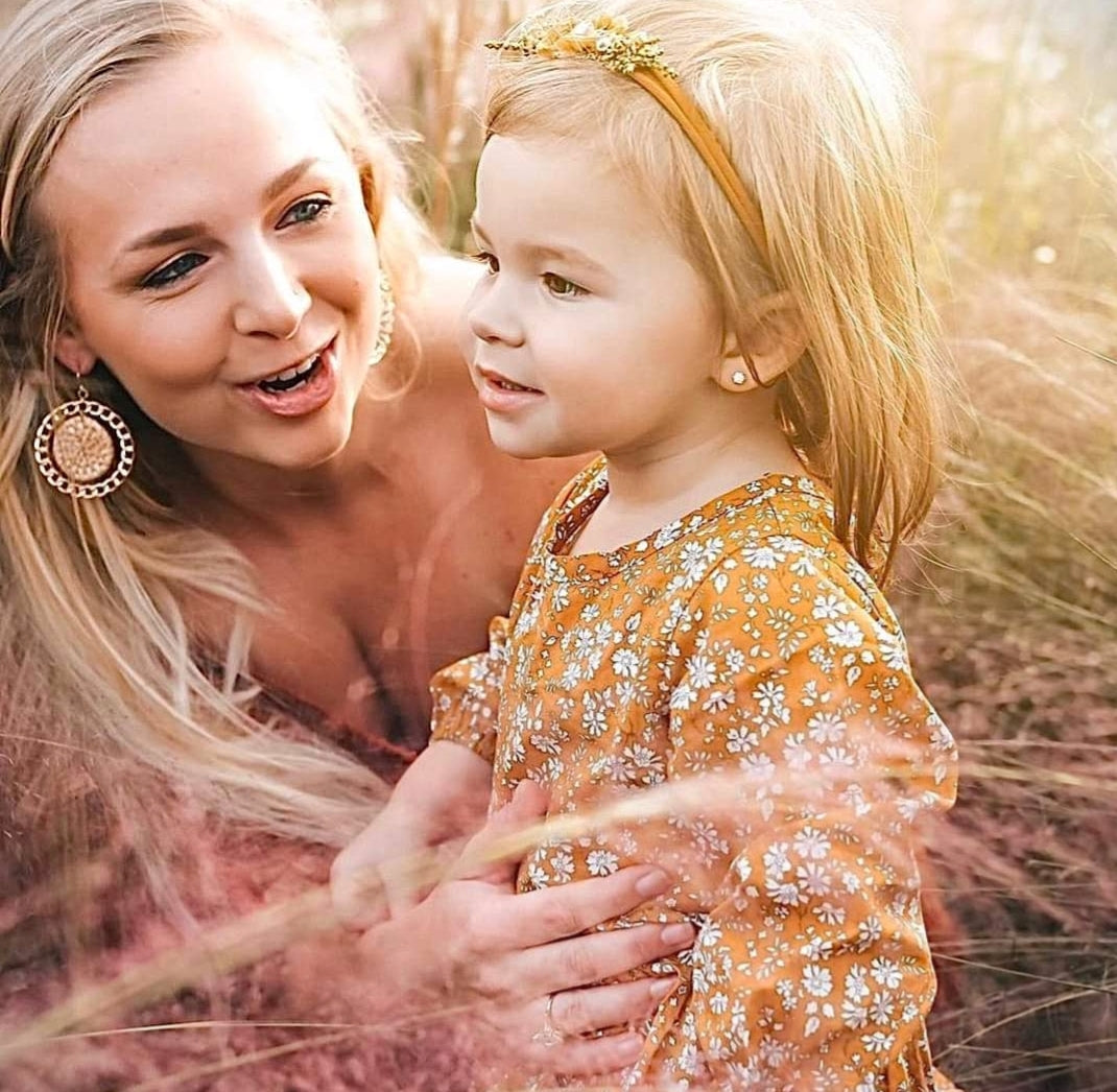 Mustard Floral Dess 100038