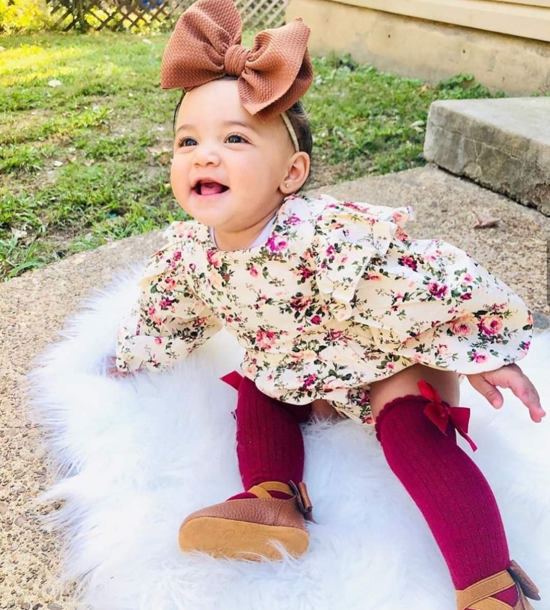 Floral Balloon Romper