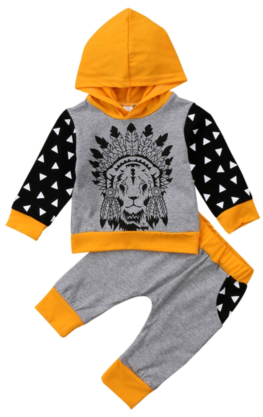 Lion Hoodie and Pants 20004