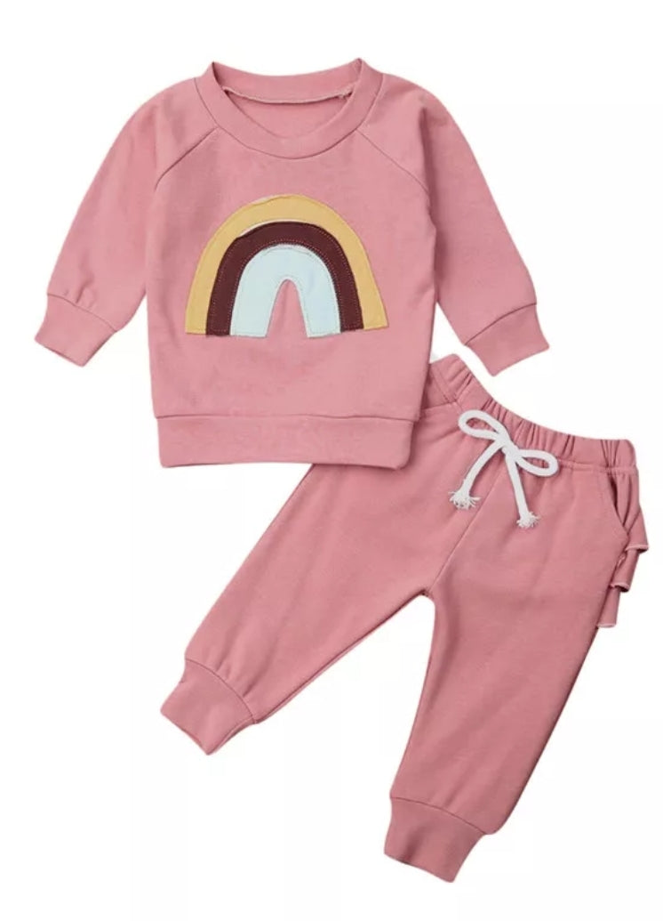 Salmon Rainbow Tracksuit