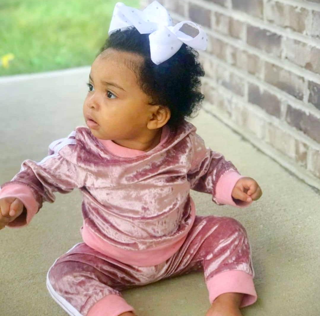 Pink Velvet Tracksuit 1000311