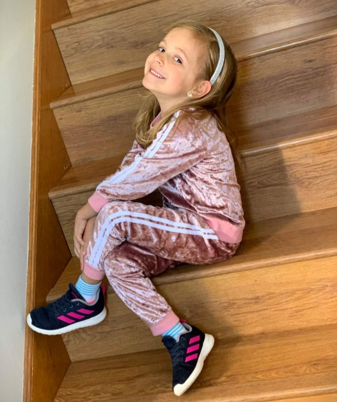 Pink Velvet Tracksuit 1000311