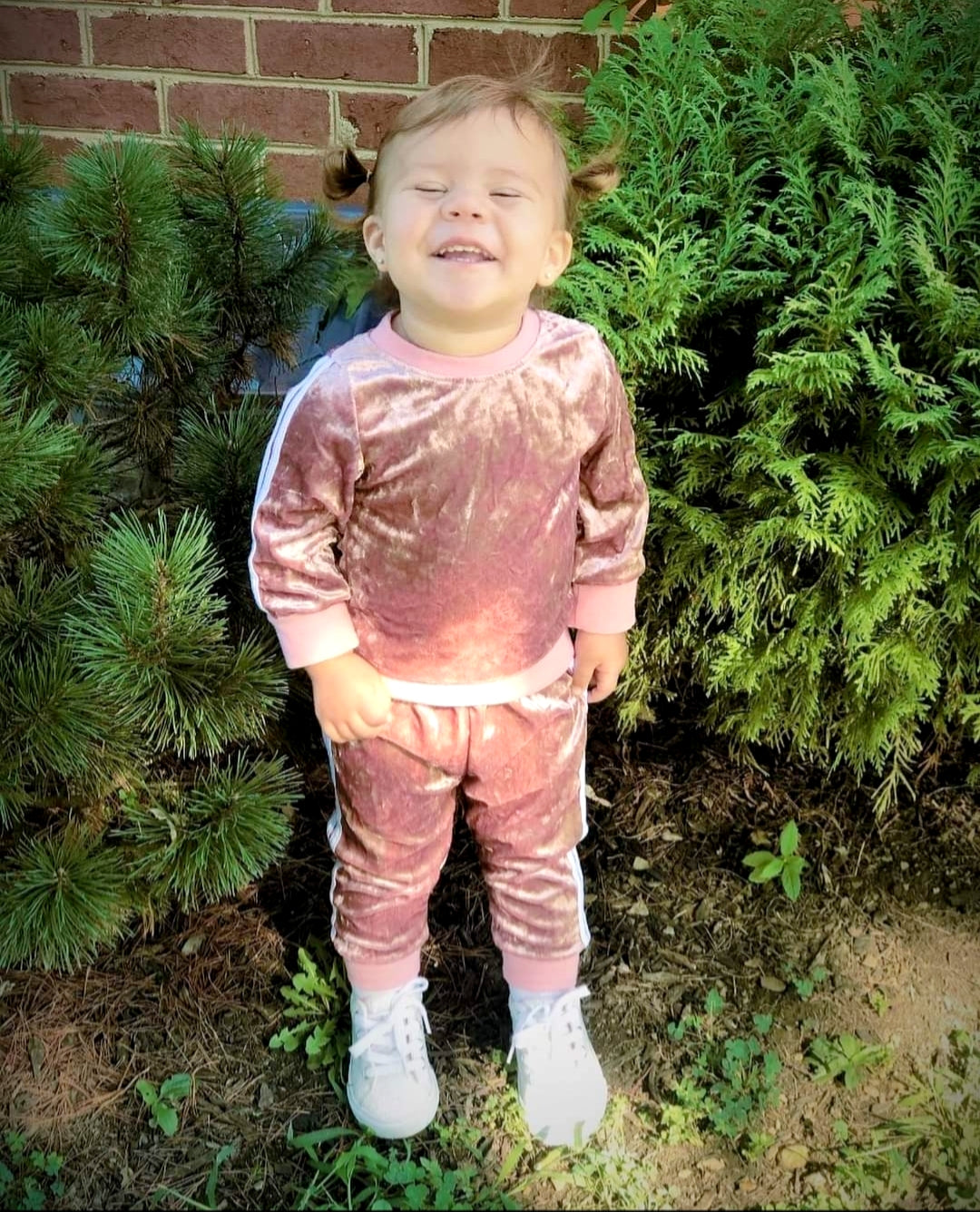 Pink Velvet Tracksuit