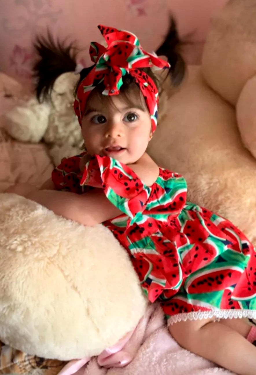 Watermelon Off or On the Shoulder Romper