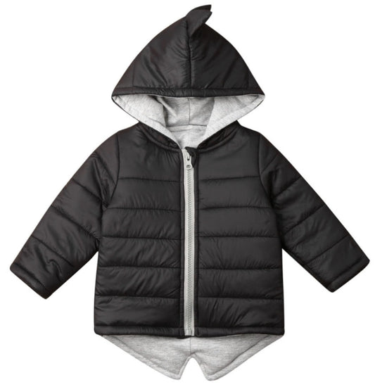 Dino Puffer Jacket Black 1000321