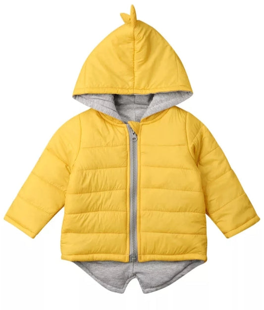Dino Puffer Jacket Yellow 1000322