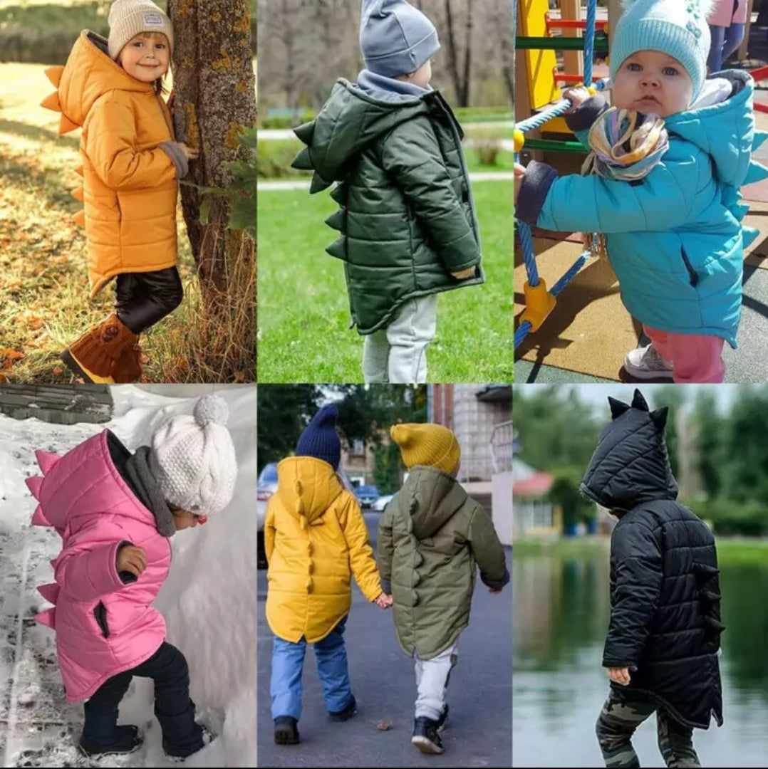 Dino Puffer Jacket Yellow 1000322