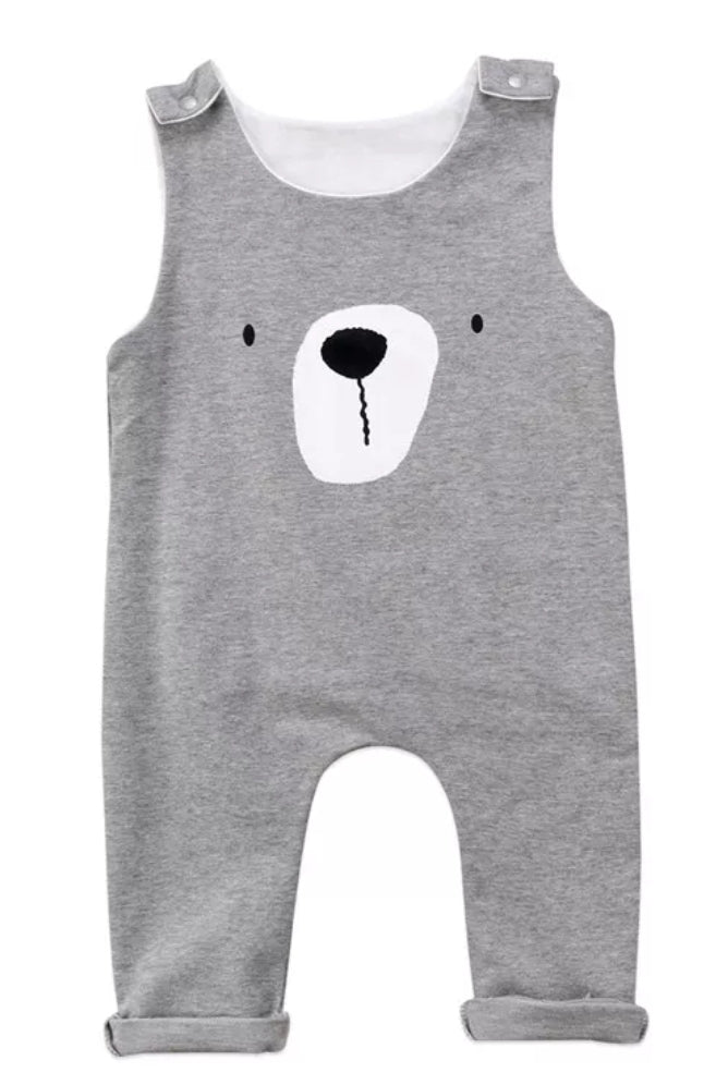 Gray Bear Jumpsuit