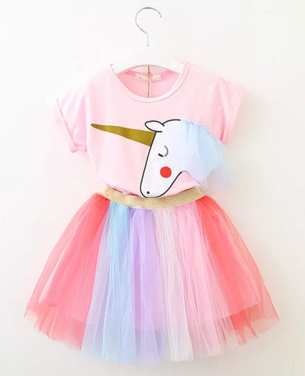 Unicorn Top and Rainbow Tutu