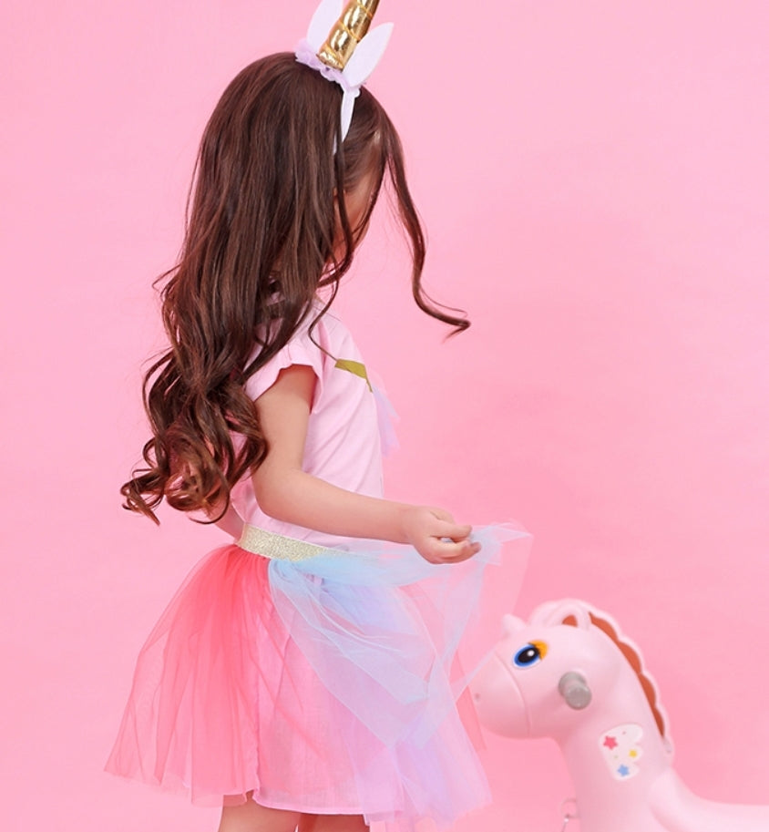 Unicorn Top and Rainbow Tutu