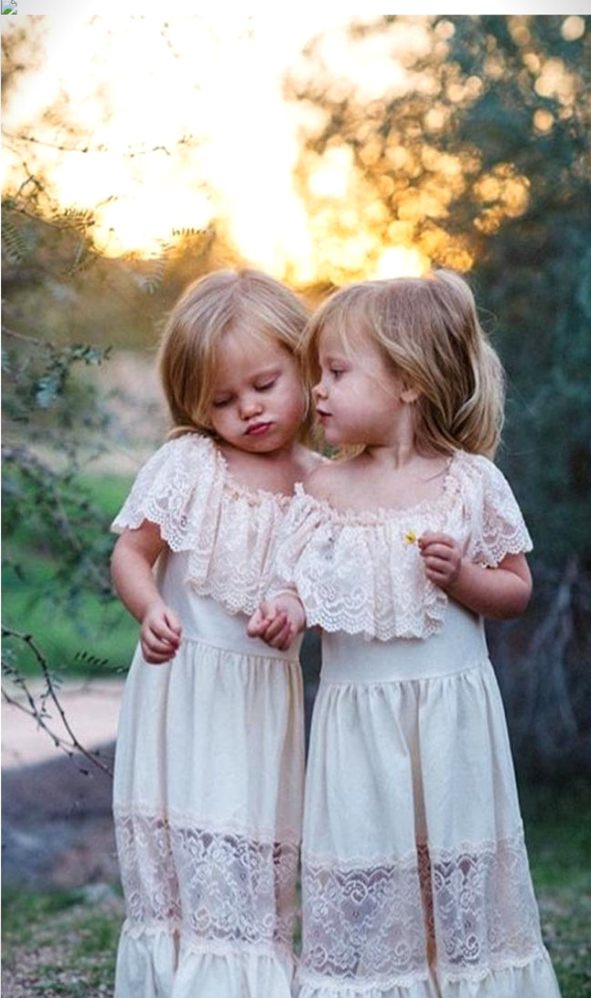 White On or Off the Sholder Lace Dress 1000393