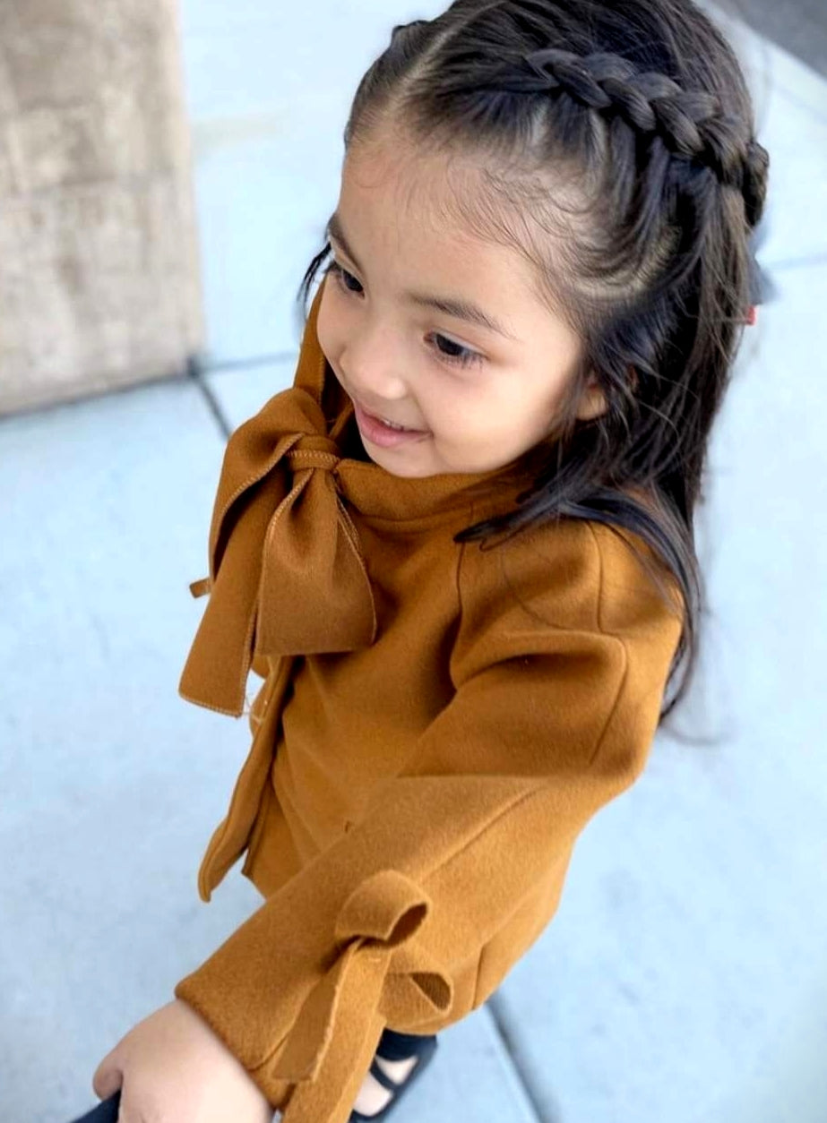 Caramel Melton Coat