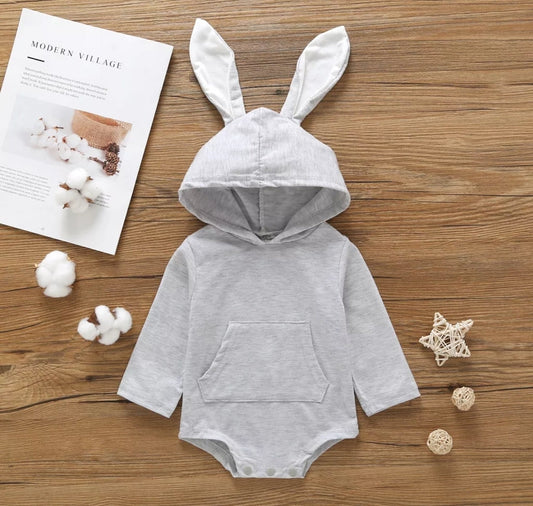 Bunny Romper Gray