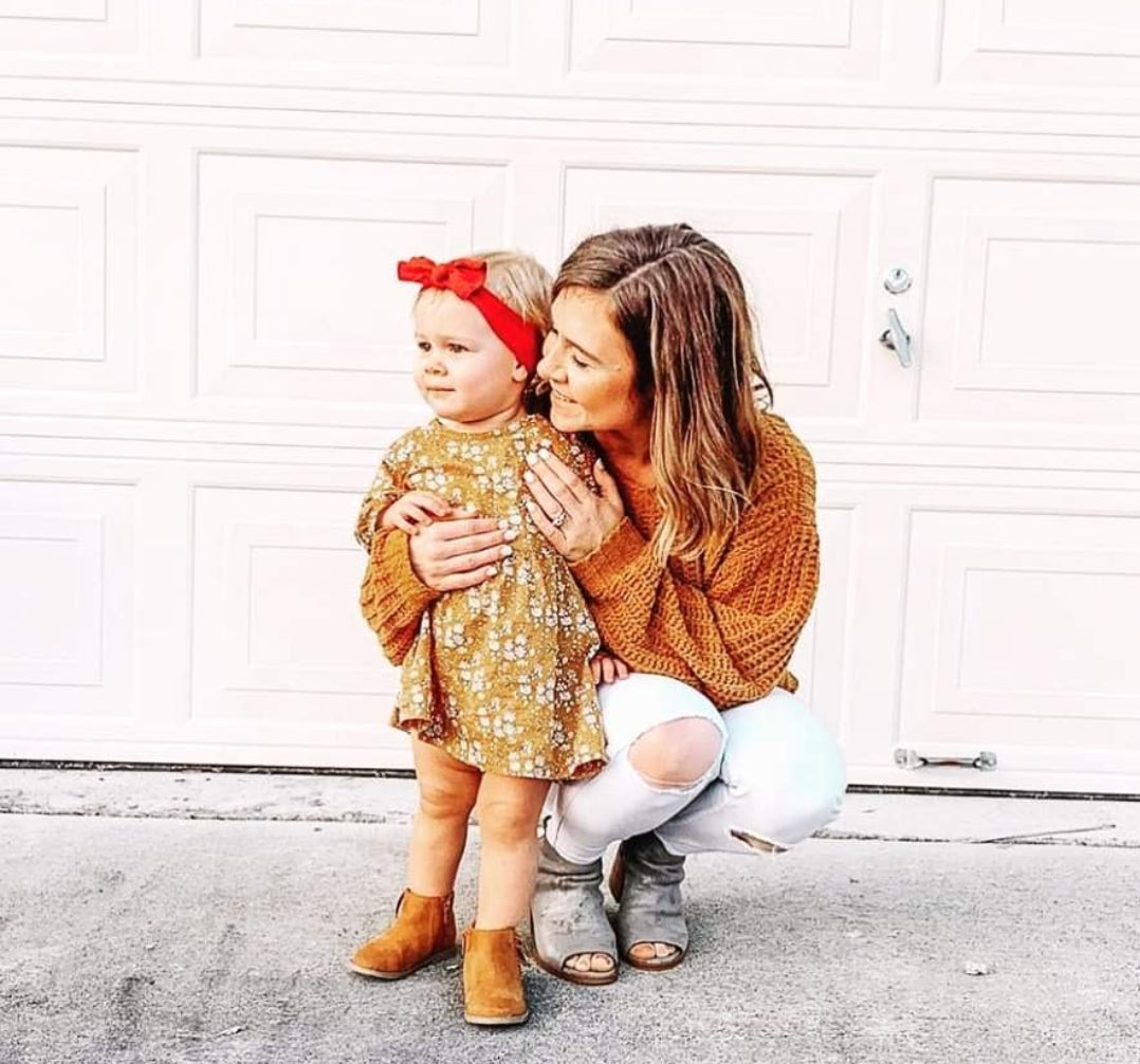 Mustard Floral Dess 100038