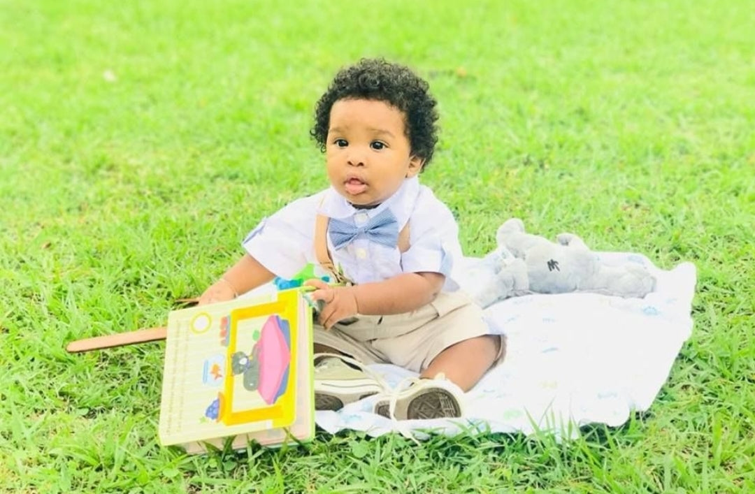 Gentleman Suit, White Shirt,  Bowtie, Chino Shorts And Suspenders 2000112