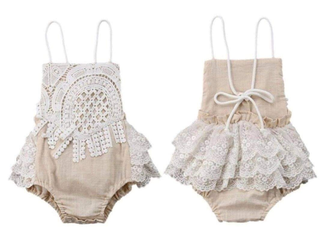 Lace Boho Romper 1000631