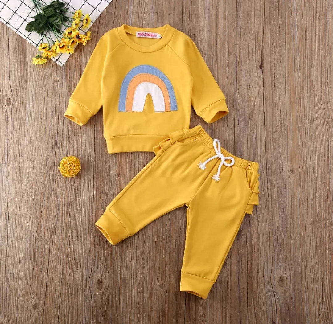 Yellow Rainbow Tracksuit