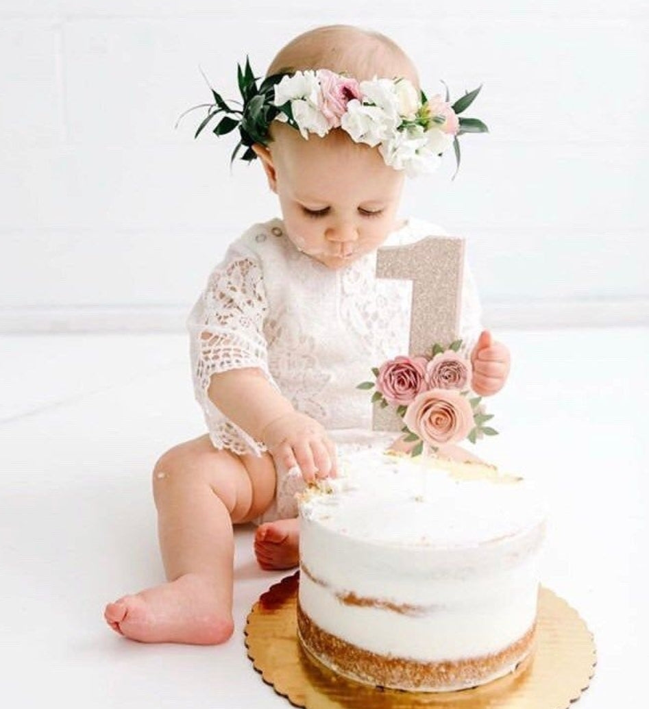 Bell Sleeve Lace White Romper 1000147