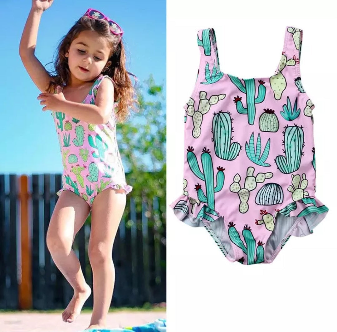Cactus Swimsuit and Headband