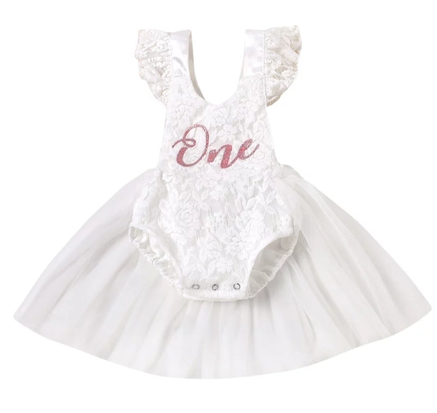 ONE Lace Romper White 1000669