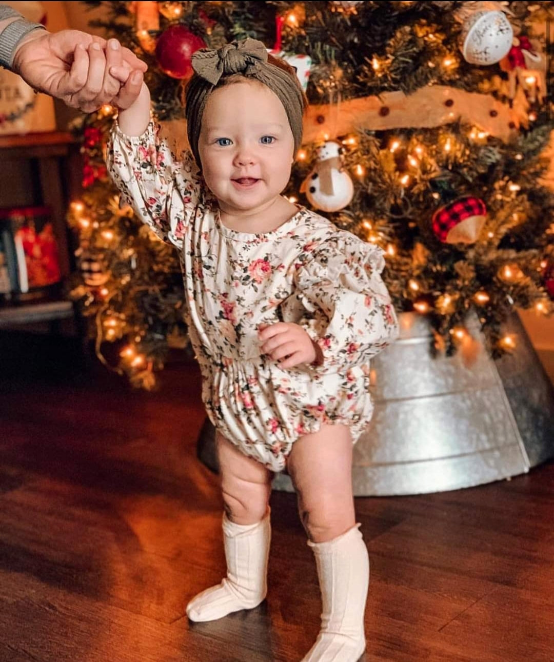 Floral Balloon Romper