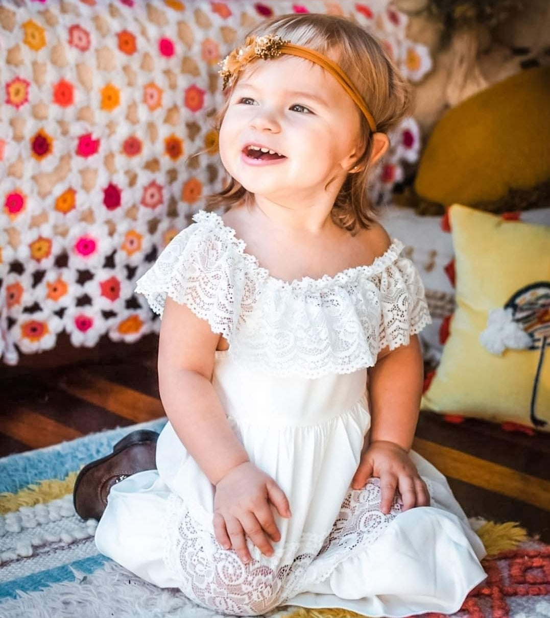 White On or Off the Sholder Lace Dress 1000393