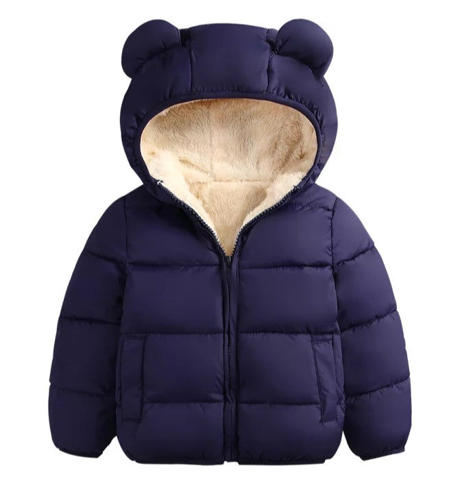 Navy Puffer Jacket