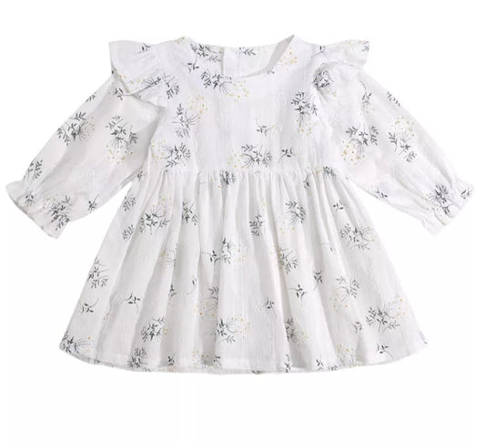 Vintage Floral Lace Dress Also Available in Romper (SIBLING Outfit)