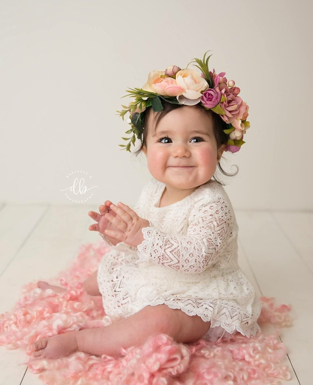 Long Sleeve Lace Romper Dress 1000667