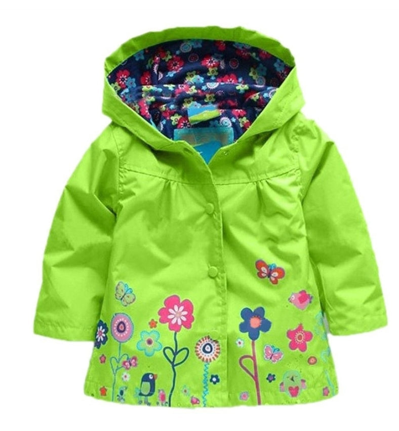 Lime Green Rain Coat