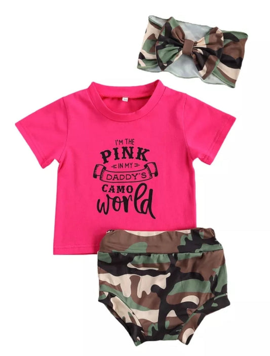 I'm The PINK in My Daddy's Camo World